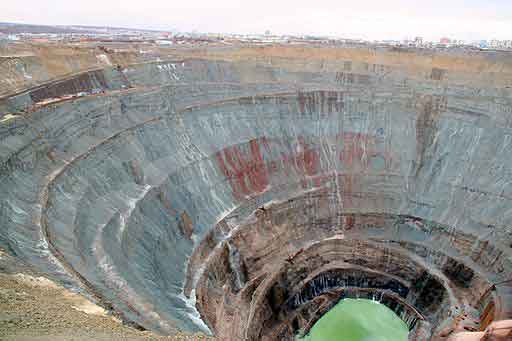 The Mir Mine - World's Largest Diamond Mine