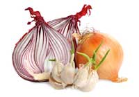 Use onion and garlic to get relief from constipation