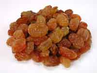 Use big raisins to cure constipation