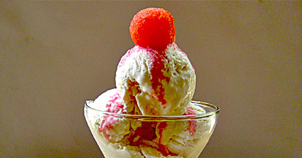 Vanilla Ice Cream Recipe - It's an eggless ice cream