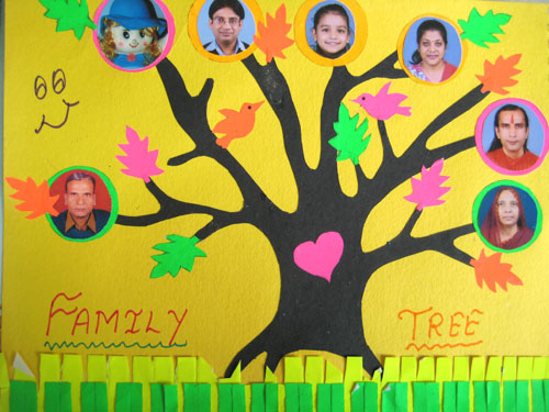 family tree drawing for kids