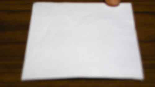 Cut 8 cm length square paper to make bookmark