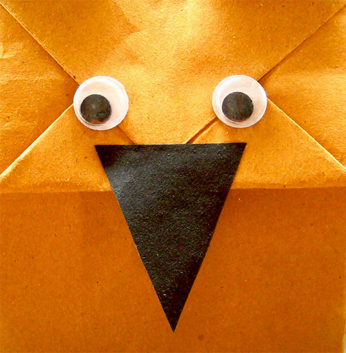 Make Beak of Owl Puppet