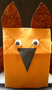 Step 3 To Make Paper Bag Puppets