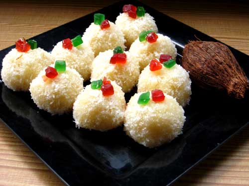 Coconut Ladoo Recipe by Sonia Goyal