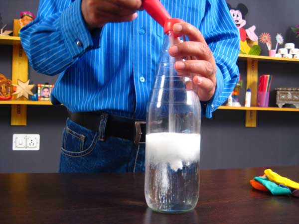 Balloon Inflation Magic - Science Projects For Kids - Step 03