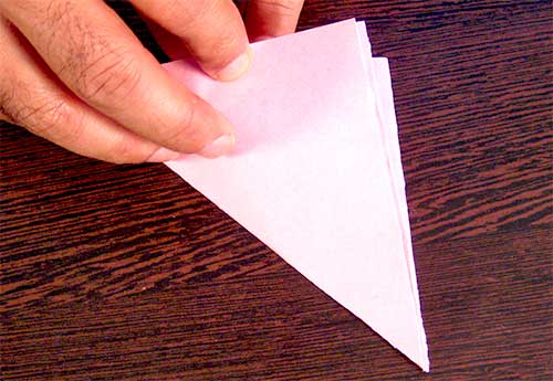 Step 3 to Make Paper Snowflakes