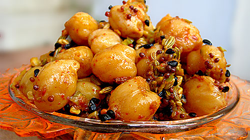 Chickpea Pickle Recipe from North India