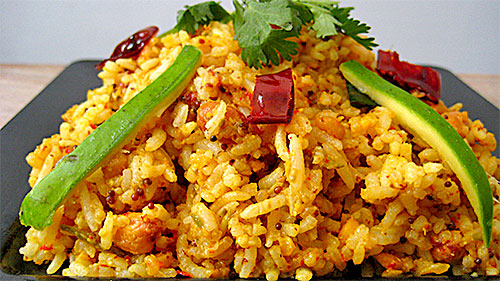 Raw Mango Pulao Recipe