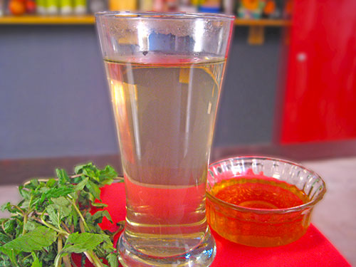 Mint-basil tea