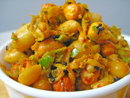 Chickpea Peanut Mango Pickle Recipe 