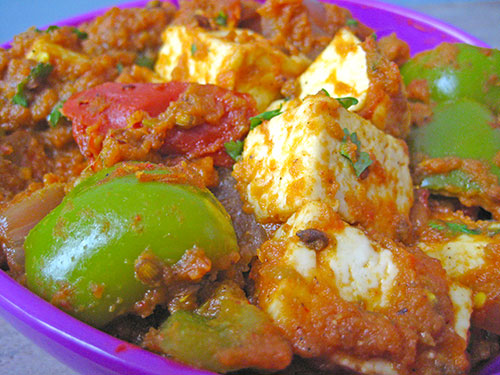 Kadai Paneer Recipe 