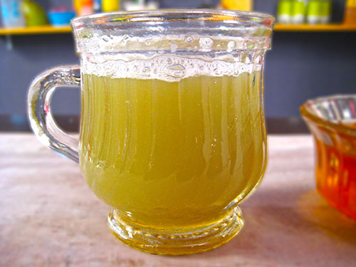 Combination of bottlegourd juice and honey