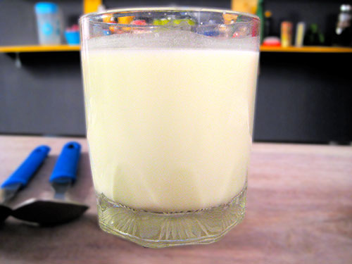 Combination of coriander leaves juice and buttermilk