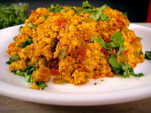 Paneer Bhurji Recipe From Indian Cuisine With Video