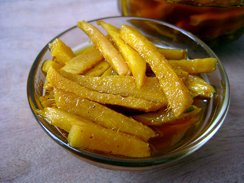 Pickled Ginger Recipe from Indian Cuisine With Video 